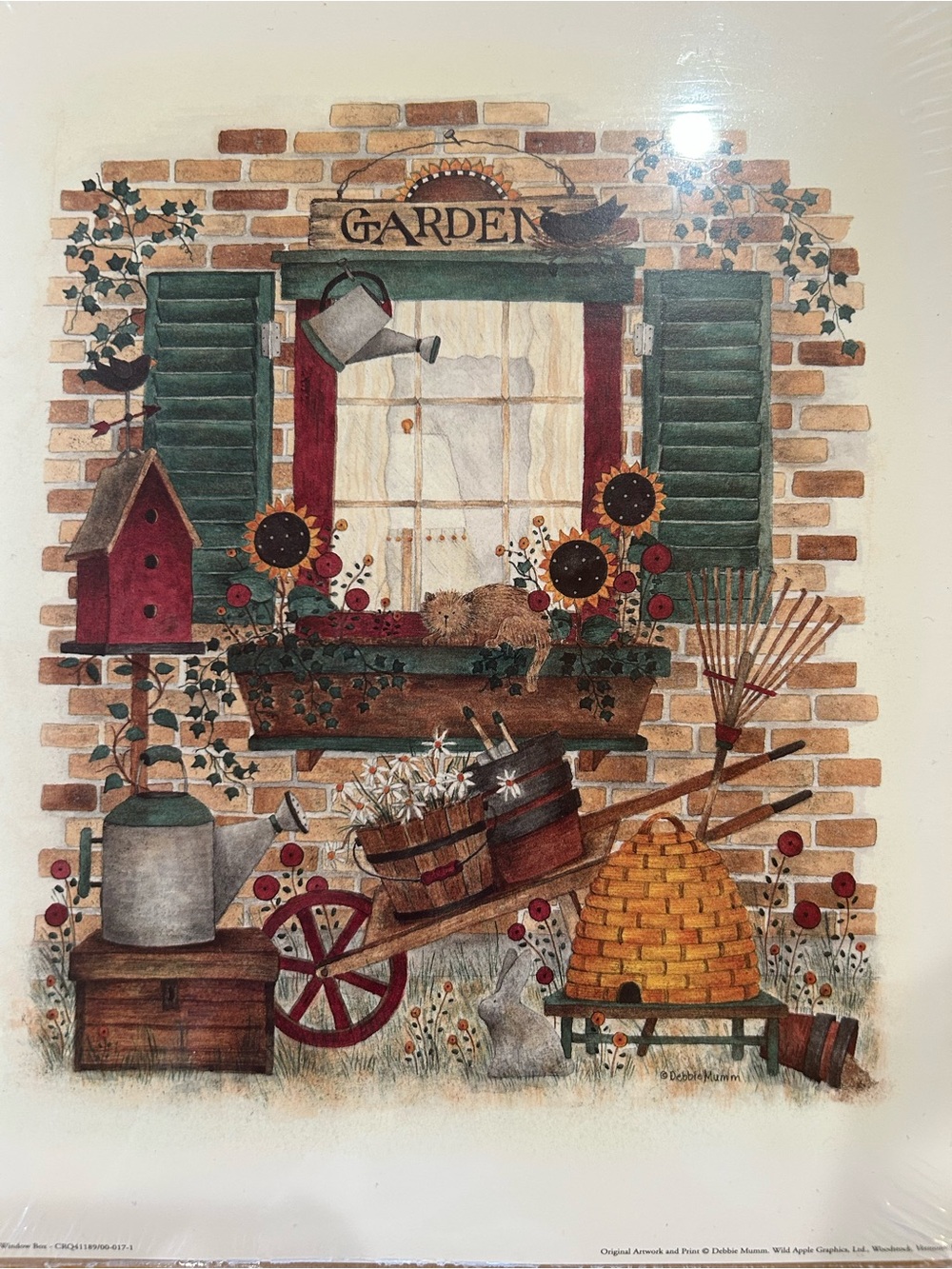 Debbie Mumm Garden Window Wall Art Print
